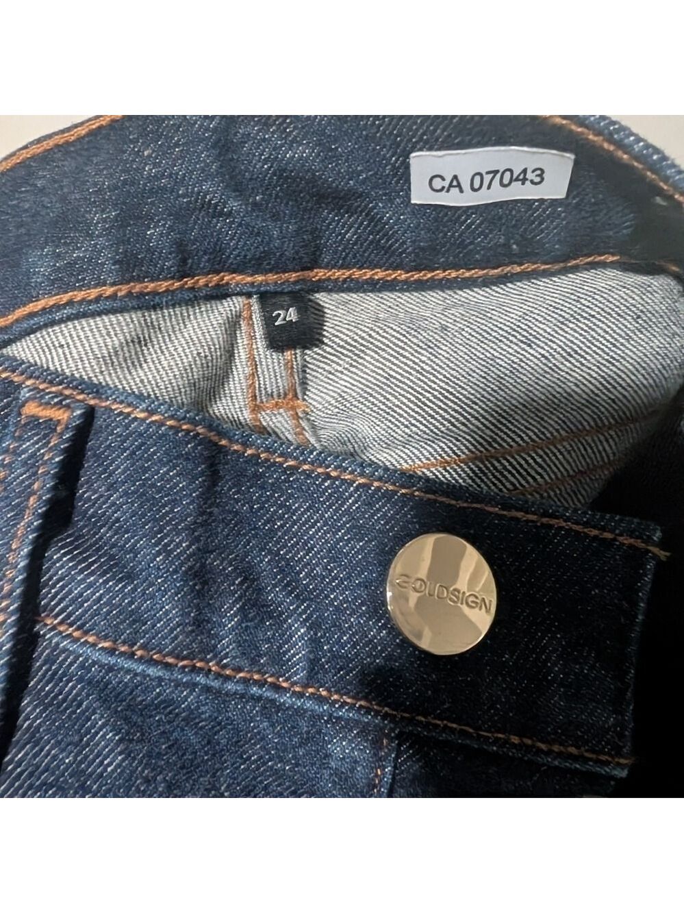 NWT Goldsign | The High Rise Slim In Rinse Dark Wash - Picture 5 of 15